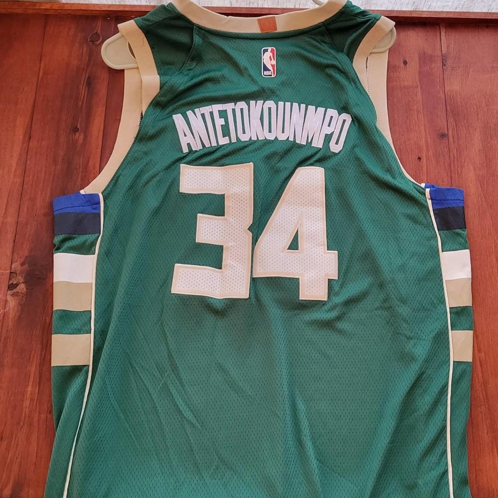 Vintage Throwback Giannis Milwaukee Bucks Jersey Gem